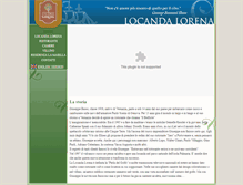Tablet Screenshot of locandalorena.com